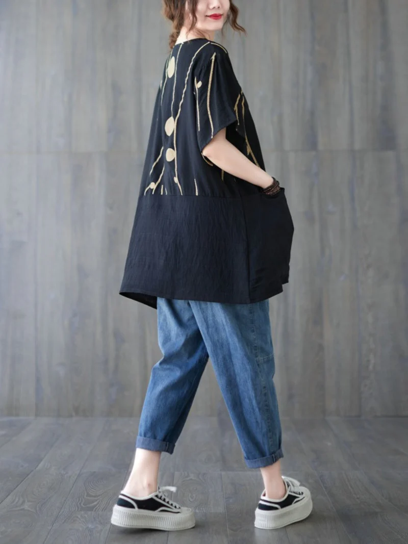 Game Of Love Cotton Polka Dot Tops - Image 6