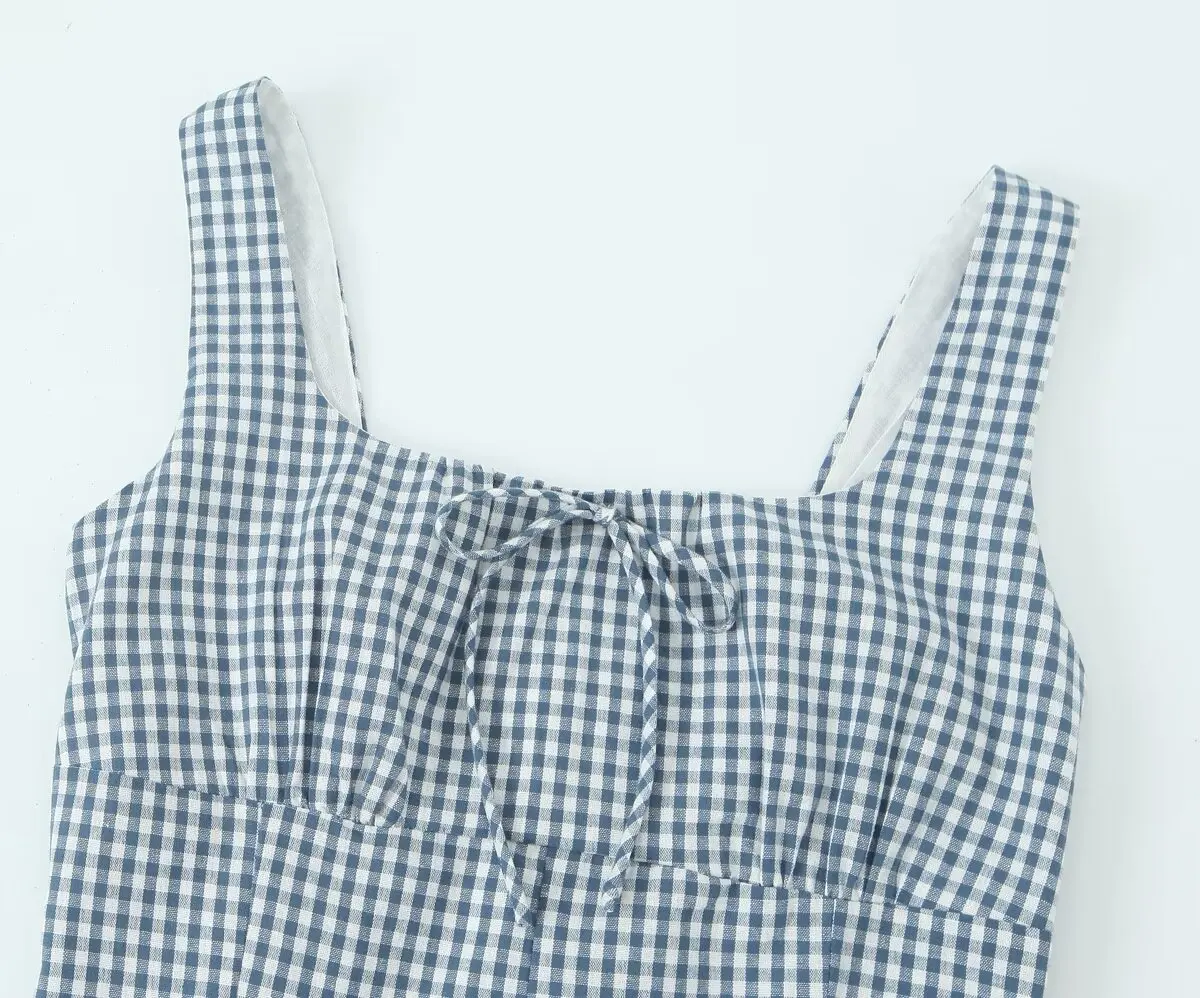 Gingham Dream Dress - Image 5