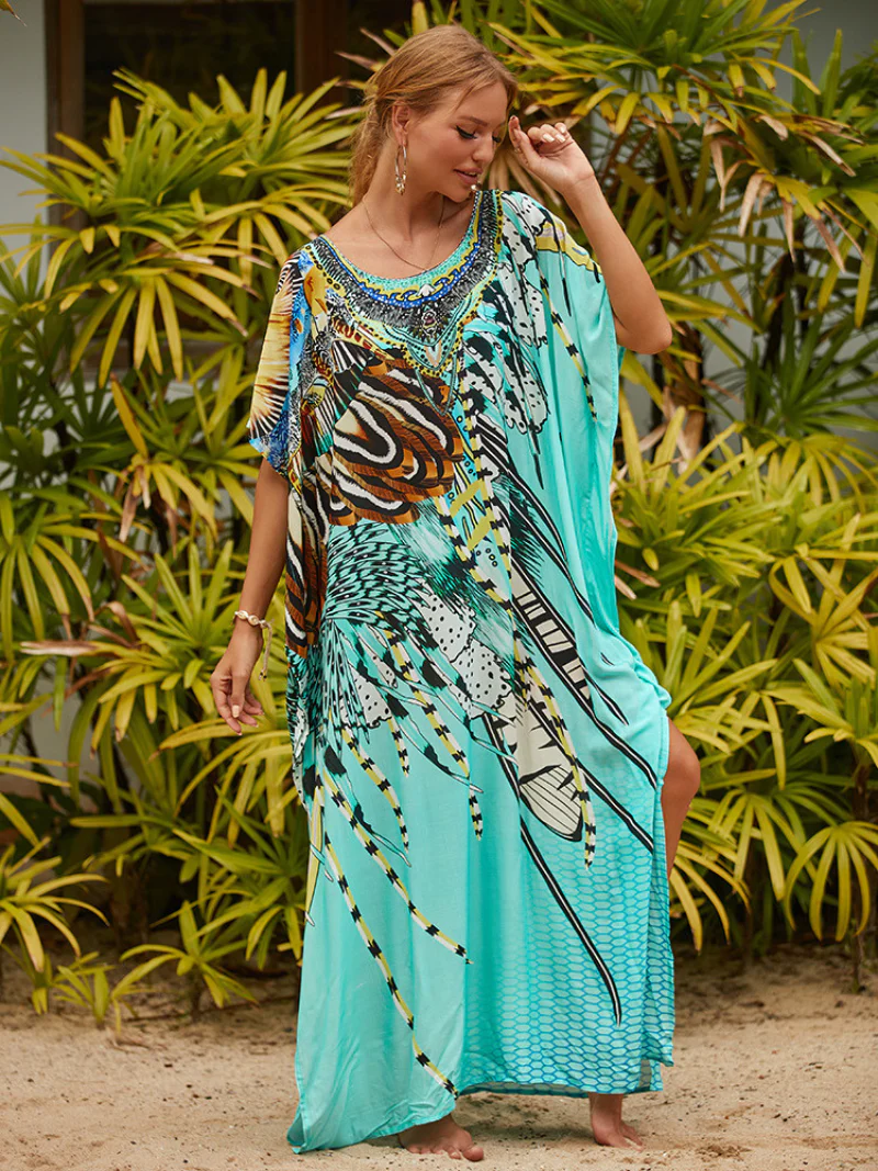 Give Me A Memory Multi-color Kaftan Dress - Image 2