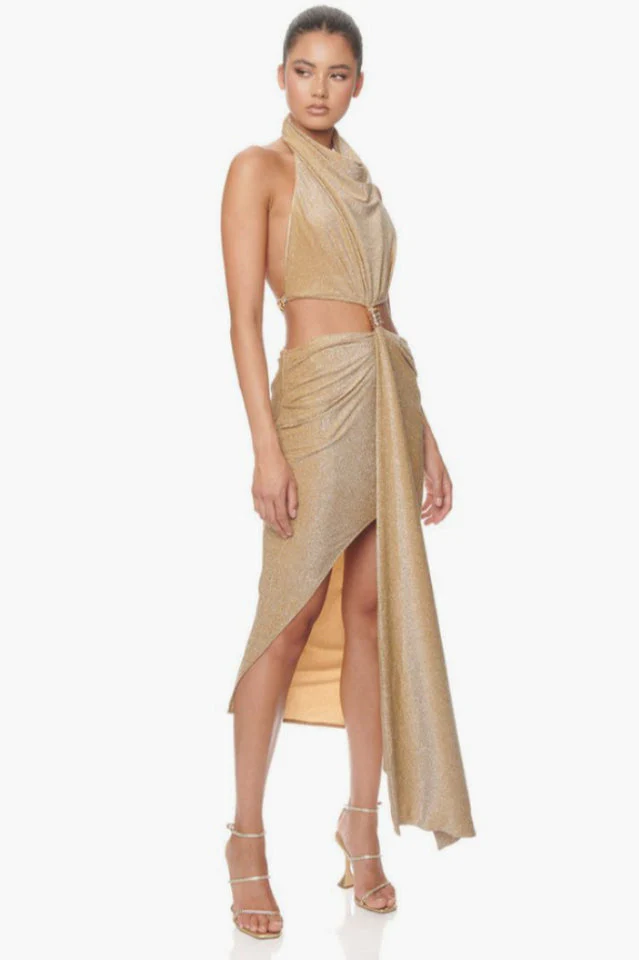 Gold Aphrodite Dress - Image 4