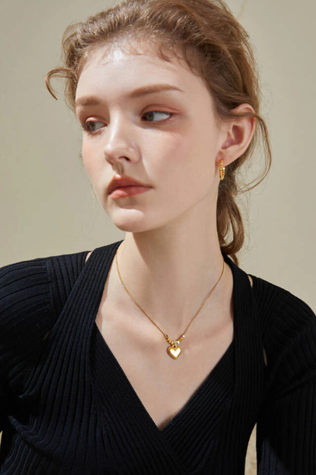 Gold Sugar Cube Hoops - Image 3
