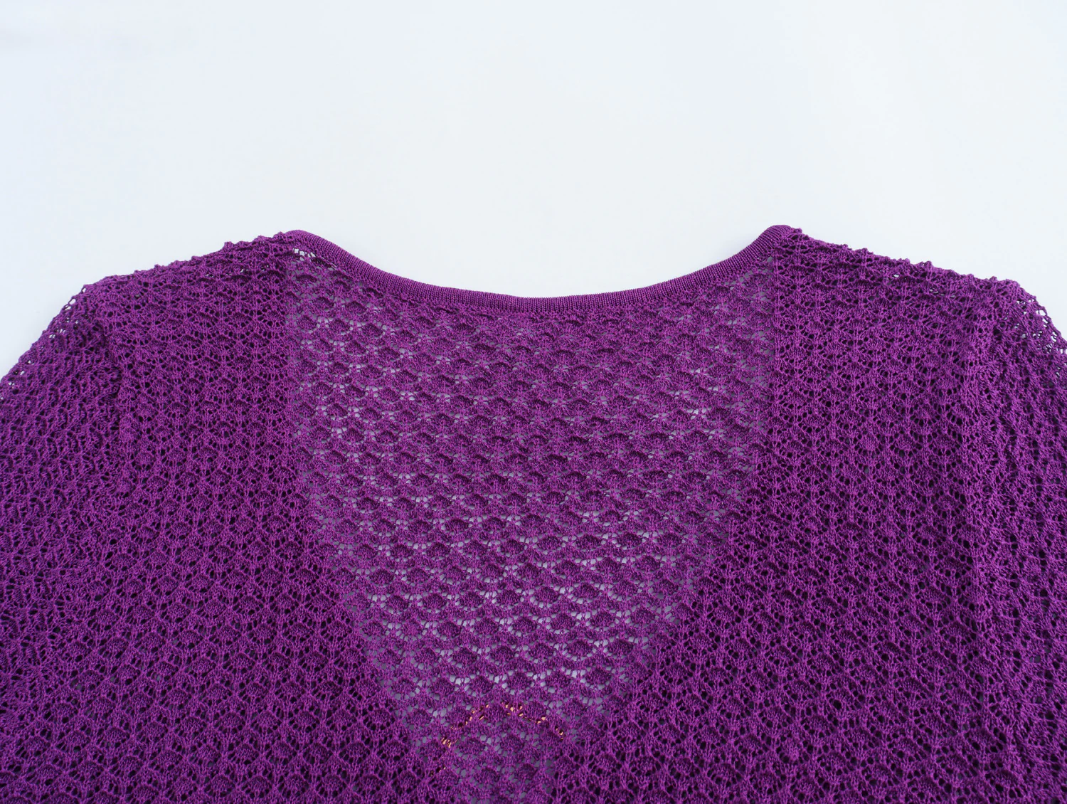 Grape Ribbed Knit Maxi Dress - Image 4