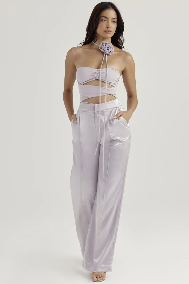 Grey Floral Bodysuit - Image 6