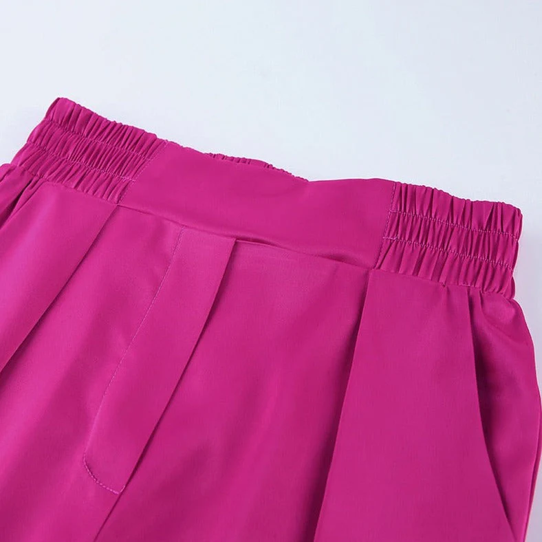 HADE Lace UP TOP PANTS and Blazer SET - Image 30