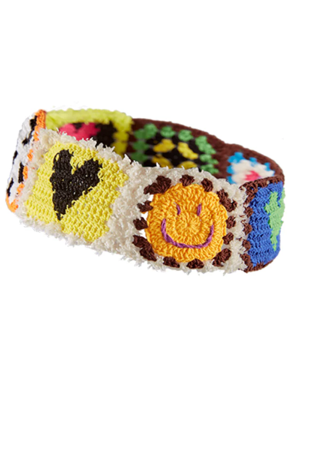 Handmade Smile Pattern Knit Headband - Image 6