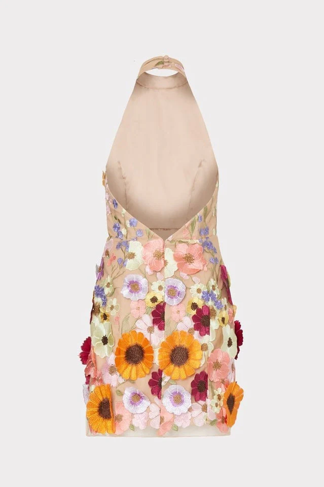 Hariet 3D Floral Embroidered Dress - Image 5