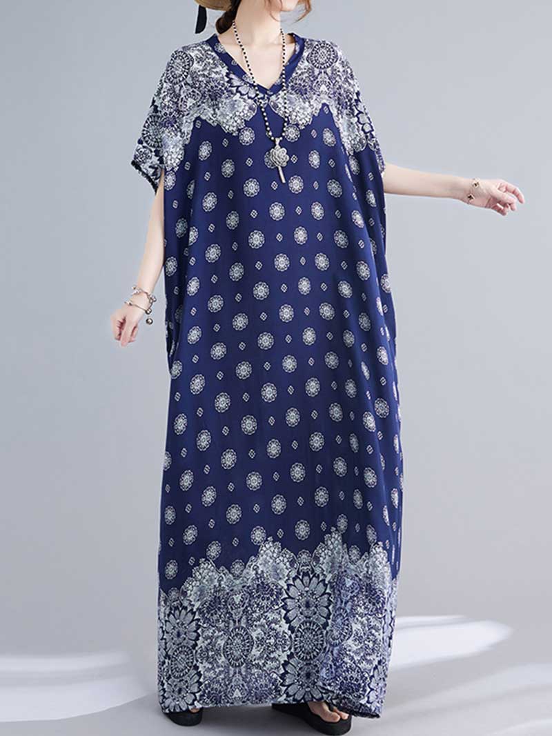 Hear A Song Printed Kaftan Dress - Image 3
