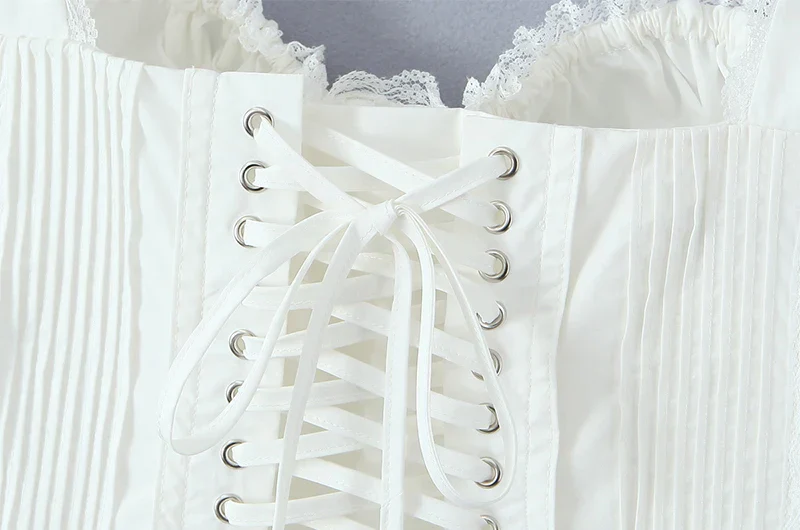 Heartfelt White Corset - Image 12