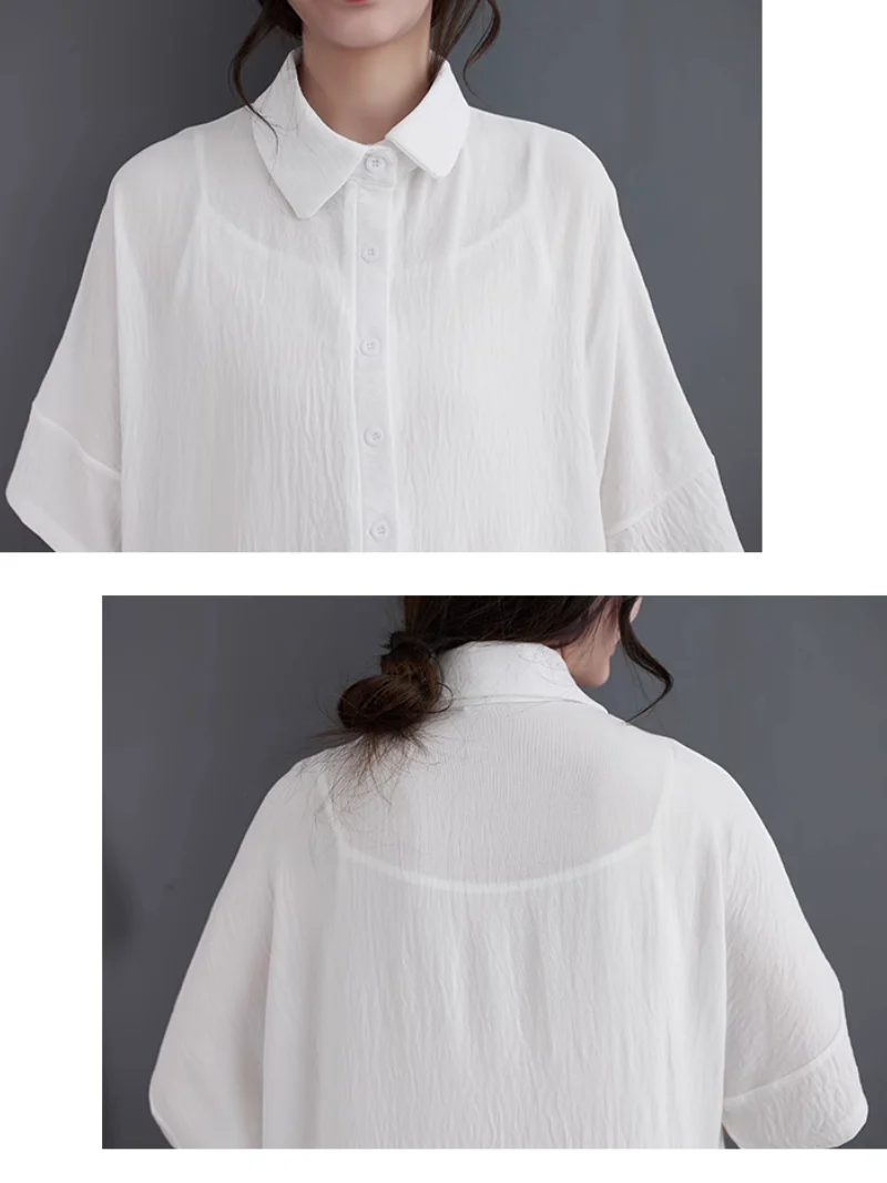 High Quality Solid Color  Shirt Dress - Image 7