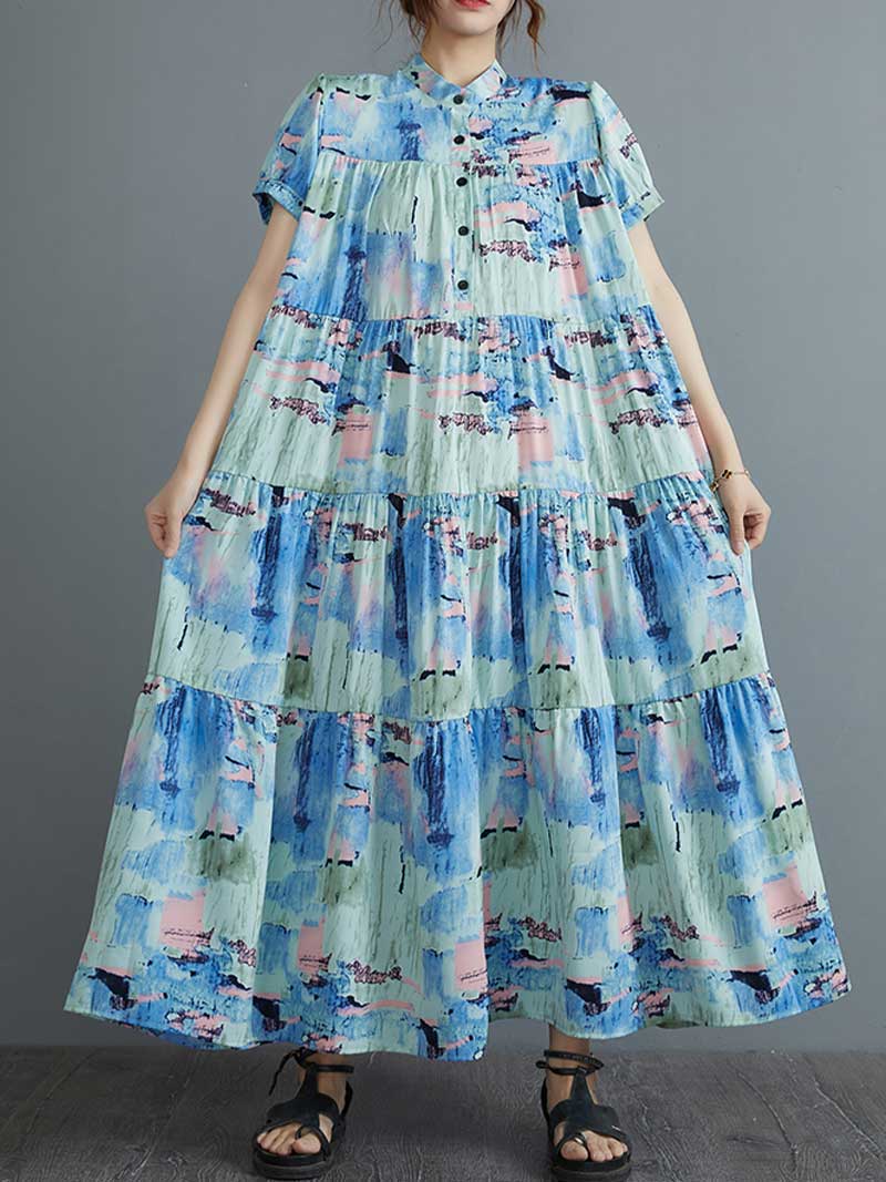 Highest Hopes Printed Smock Dress - Image 2