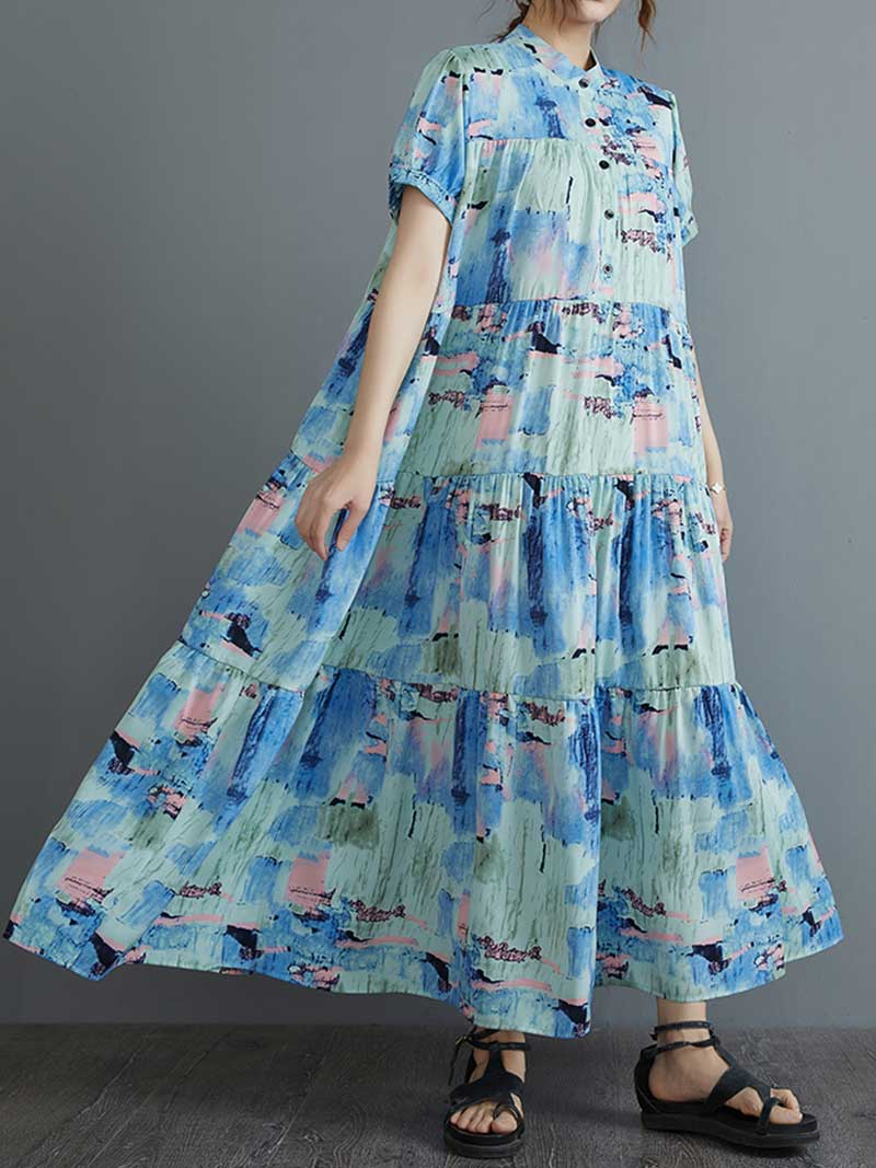 Highest Hopes Printed Smock Dress - Image 5