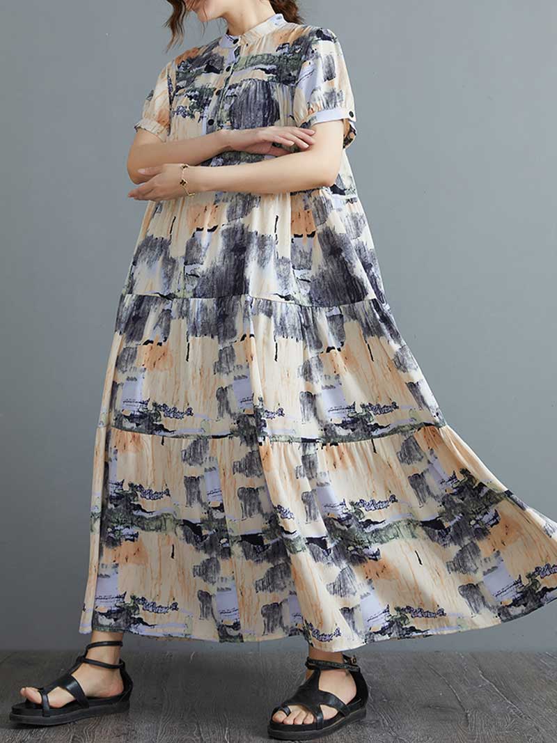 Highest Hopes Printed Smock Dress - Image 6