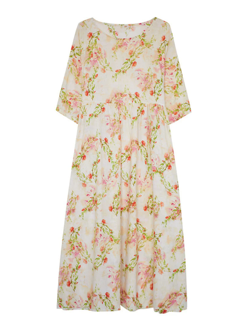 Highest Hopes Cotton Smock Dress - Image 3