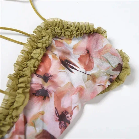 Hollow Out PRINTED Mini Dress - Image 6
