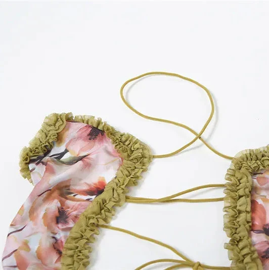 Hollow Out PRINTED Mini Dress - Image 7