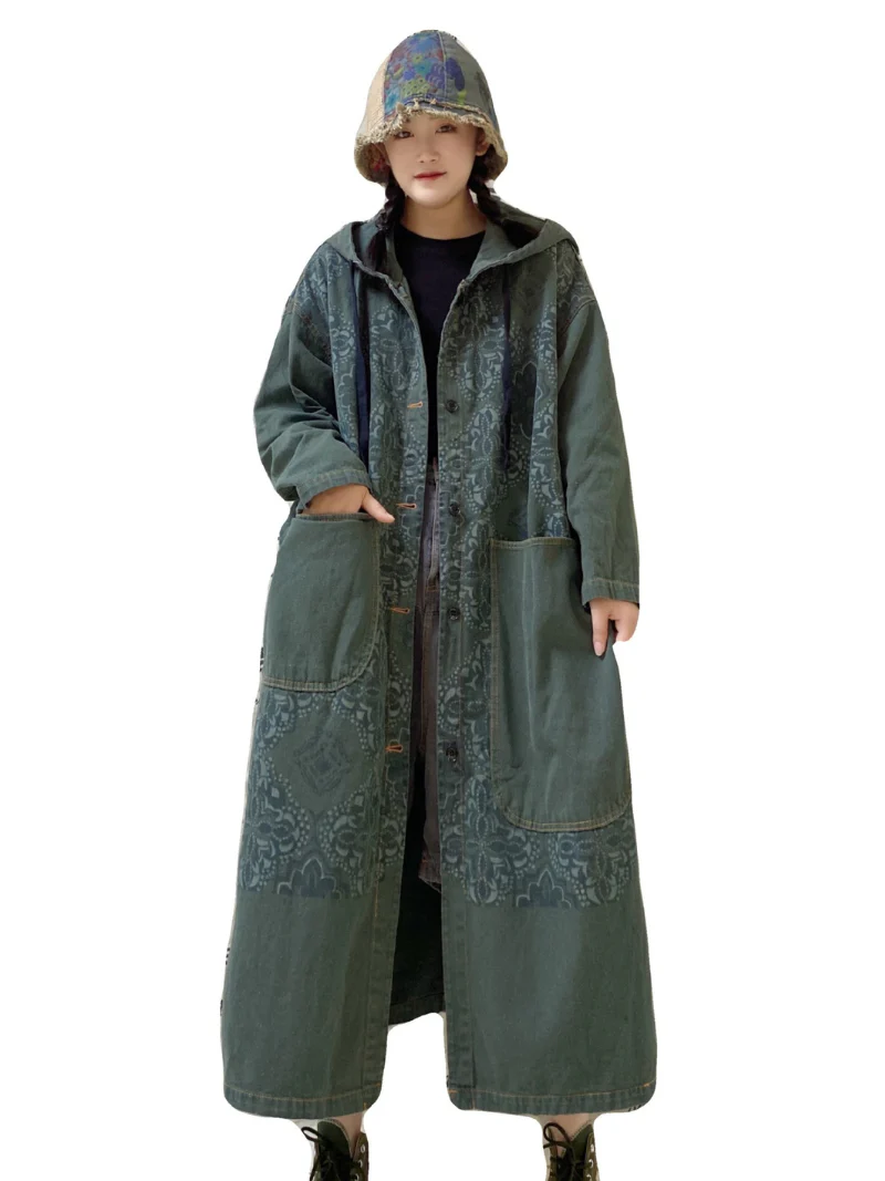Hooded Down Jacket for Printing Coat - Image 4