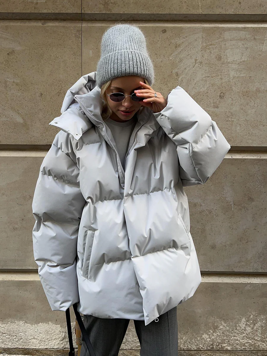 Hooded Down Quilted Jacket - Image 11