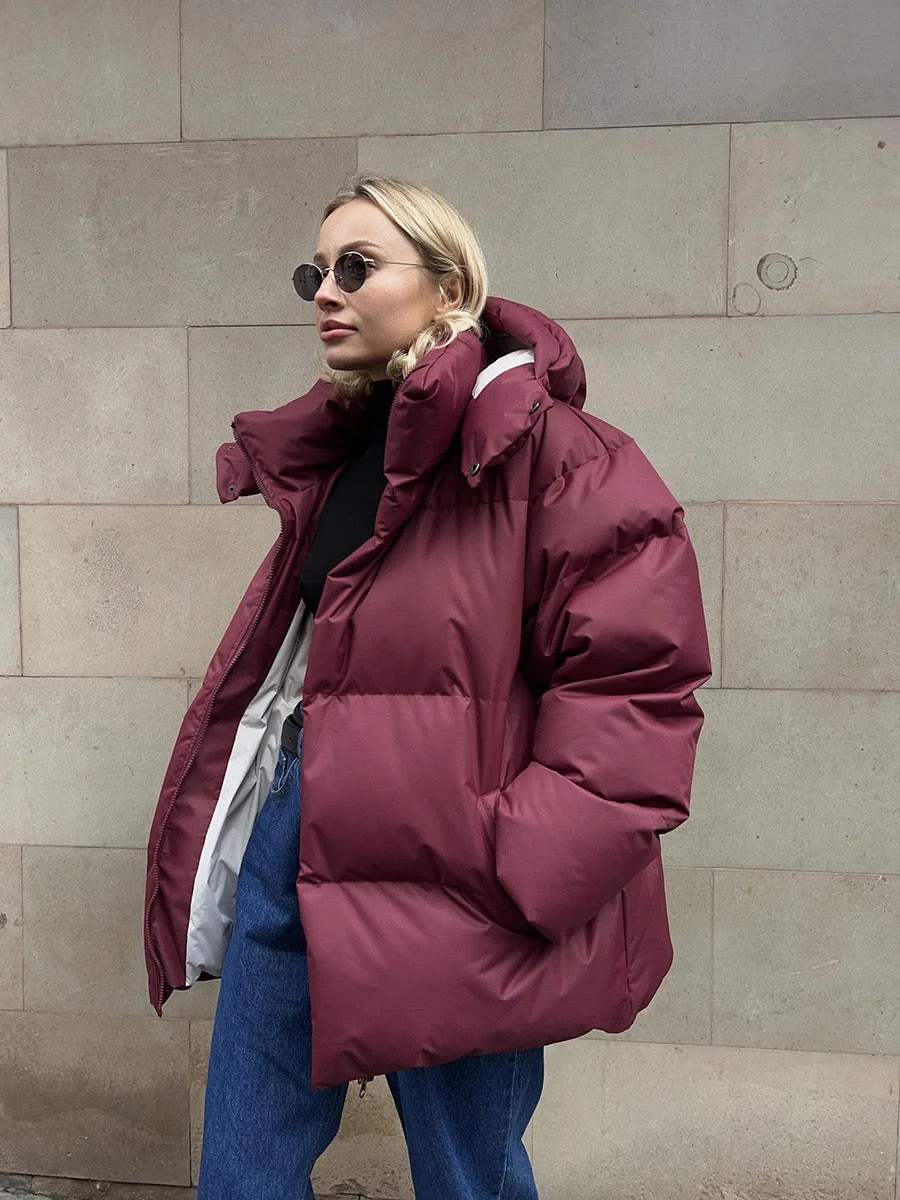 Hooded Down Quilted Jacket - Image 15