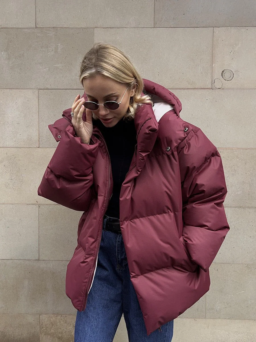Hooded Down Quilted Jacket - Image 16