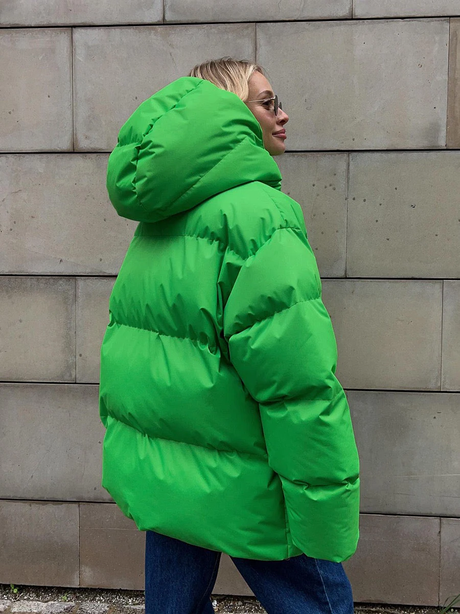 Hooded Down Quilted Jacket - Image 7