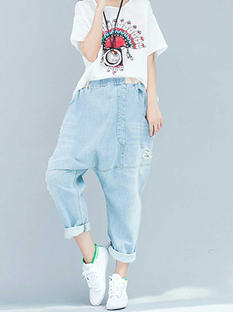 I'm No Beauty Queen Denim Pant - Image 2