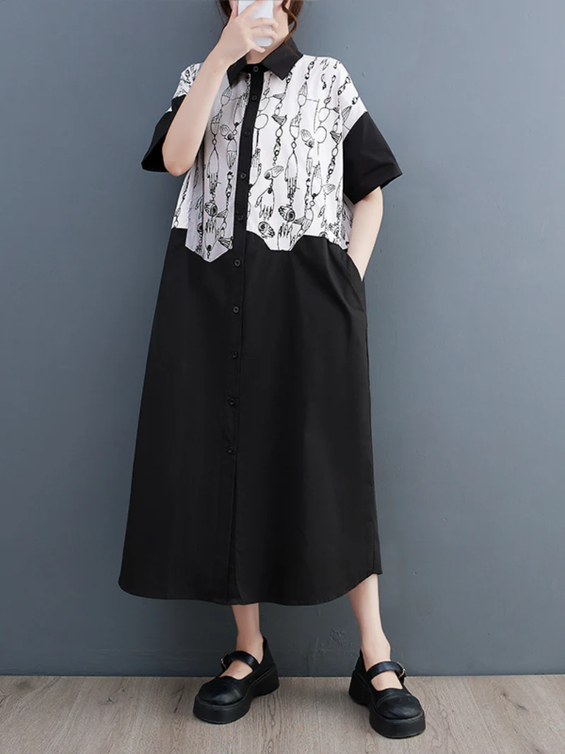 I Wanna Go Mid-Length Shirt Dress - Image 4