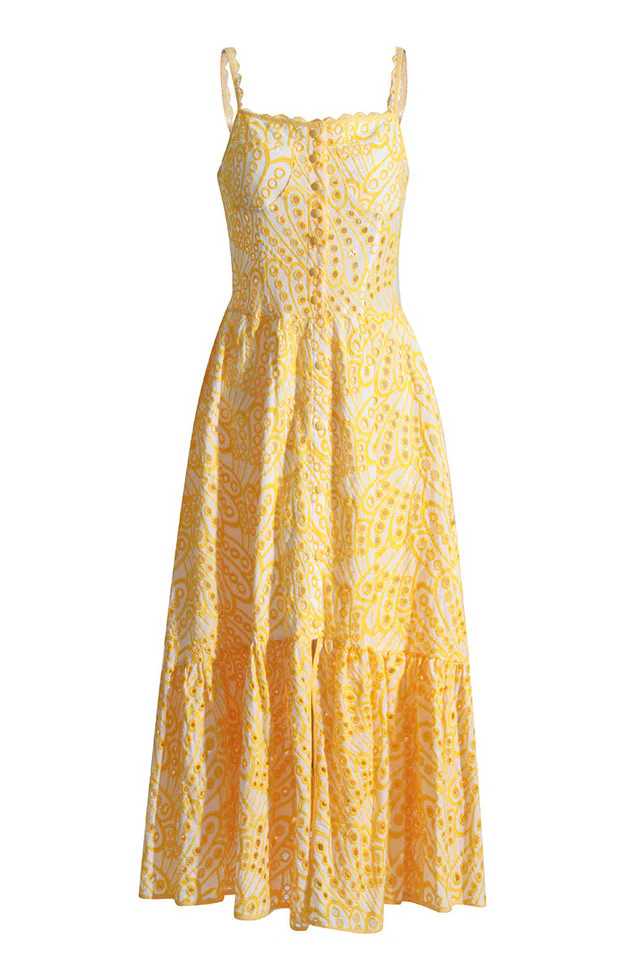 Irene Printed Maxi Dress - Image 10