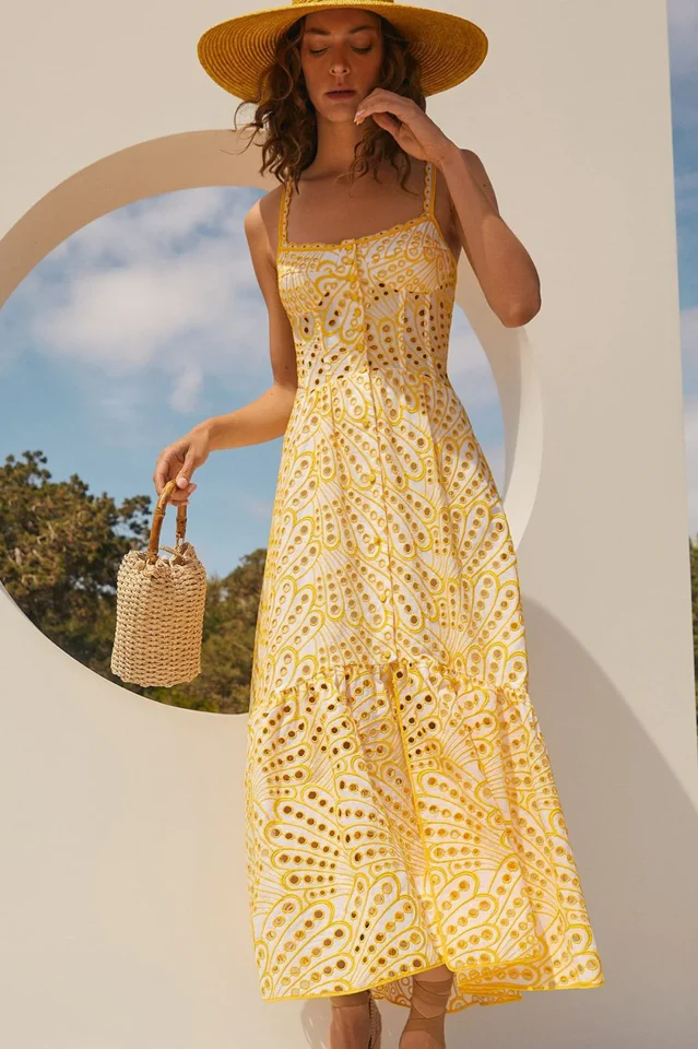 Irene Printed Maxi Dress - Image 2
