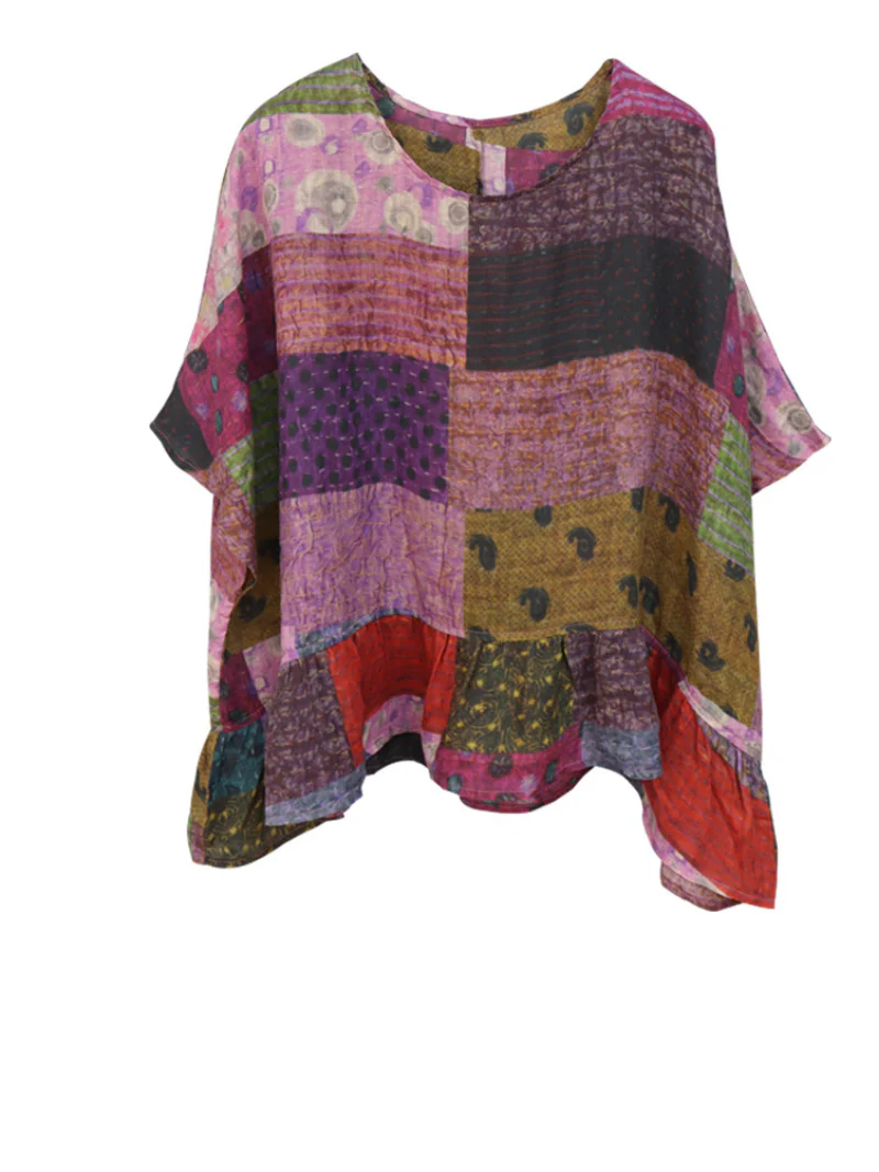 It's My Life Print Round Neck Tops - Image 3