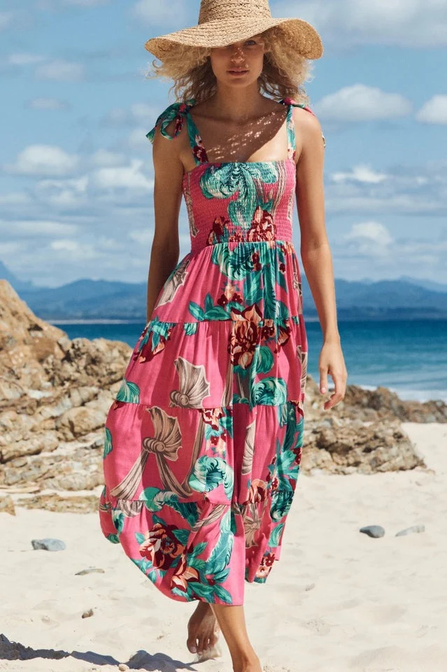 Jaclyn Smocked Maxi Dress - Image 16