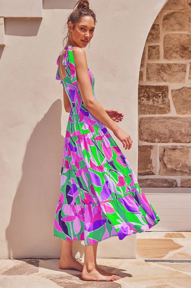 Jaclyn Smocked Maxi Dress - Image 2