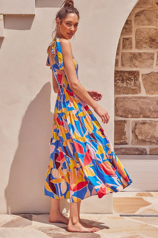 Jaclyn Smocked Maxi Dress - Image 8