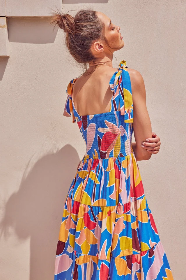Jaclyn Smocked Maxi Dress - Image 9