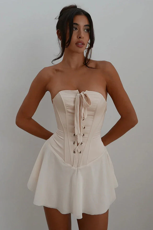 Jacqueline Strapless Corset Mini Dress - Image 6