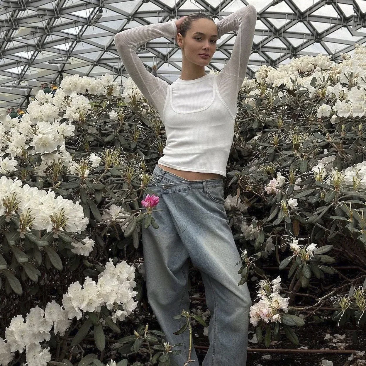 IRREGULAR CLOSURE JEANS - Image 5