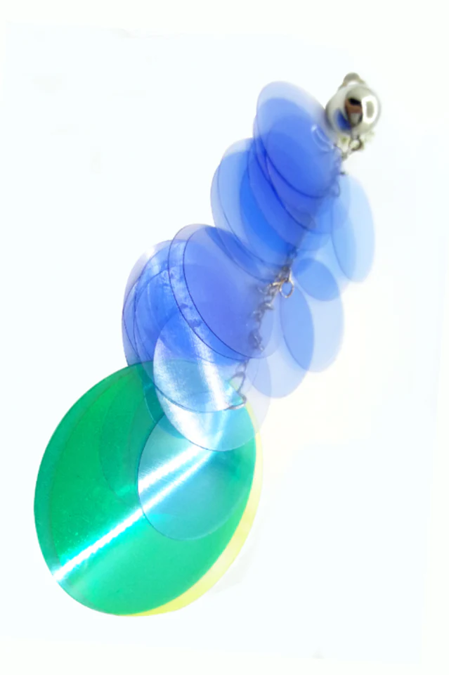 Jelly Color Sequin Earrings - Image 3