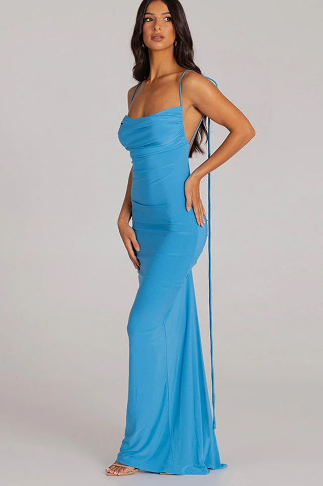 Jiani Slip Backless Gown - Image 5