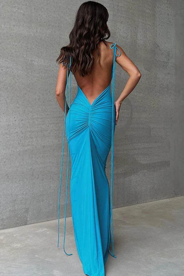 Jiani Slip Backless Gown - Image 8