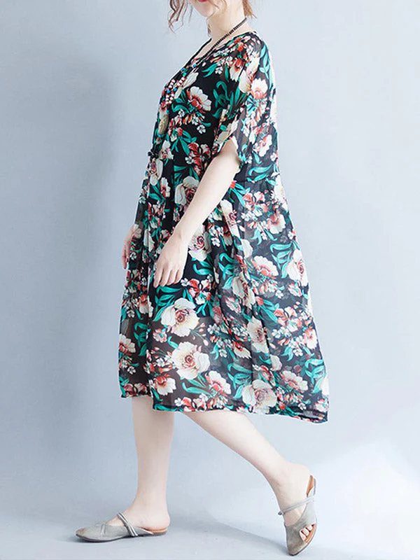 Joy Floral Smock Dress - Image 3