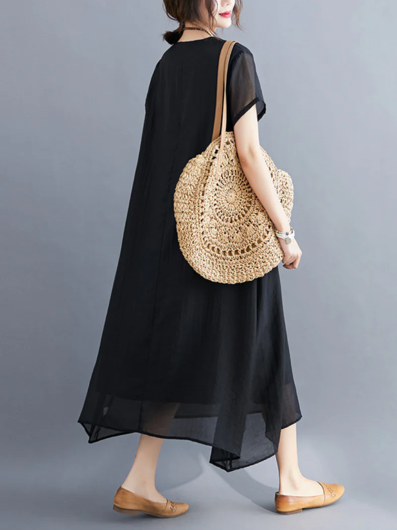 Just My Size V-neck A-line Dress - Image 5
