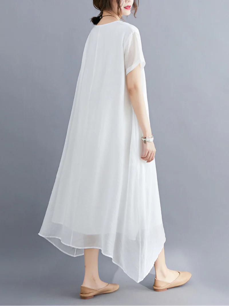 Just My Size V-neck A-line Dress - Image 8