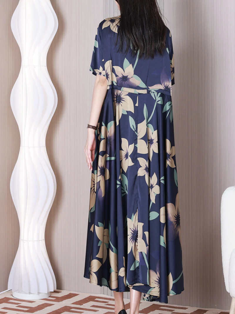 Just My Style V-neck A-line Dress - Image 4