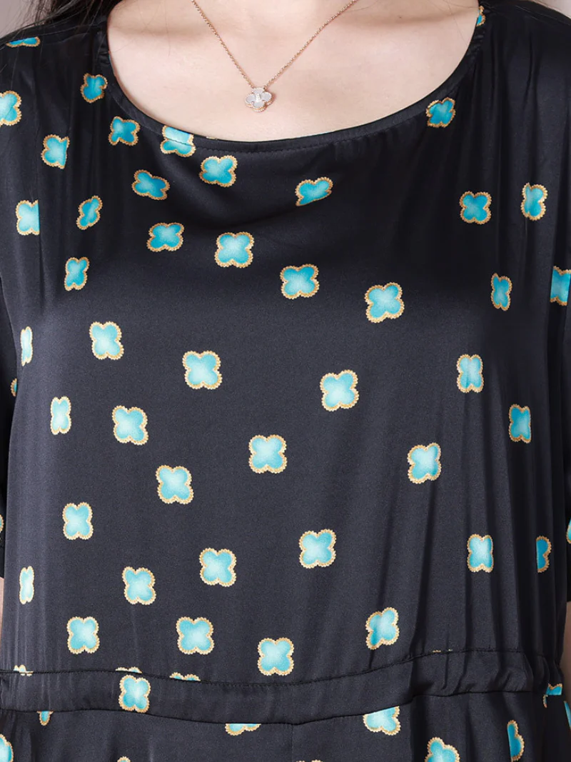 Just My Style V-neck A-line Dress - Image 6