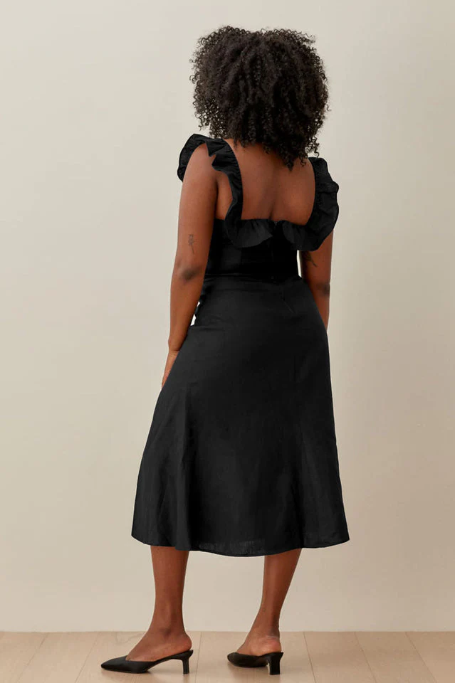 Kacie Ruffles Midi Dress - Image 12