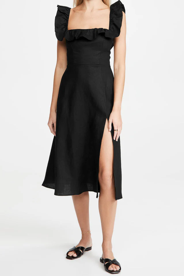 Kacie Ruffles Midi Dress - Image 14