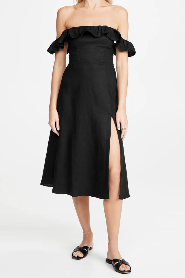Kacie Ruffles Midi Dress - Image 15
