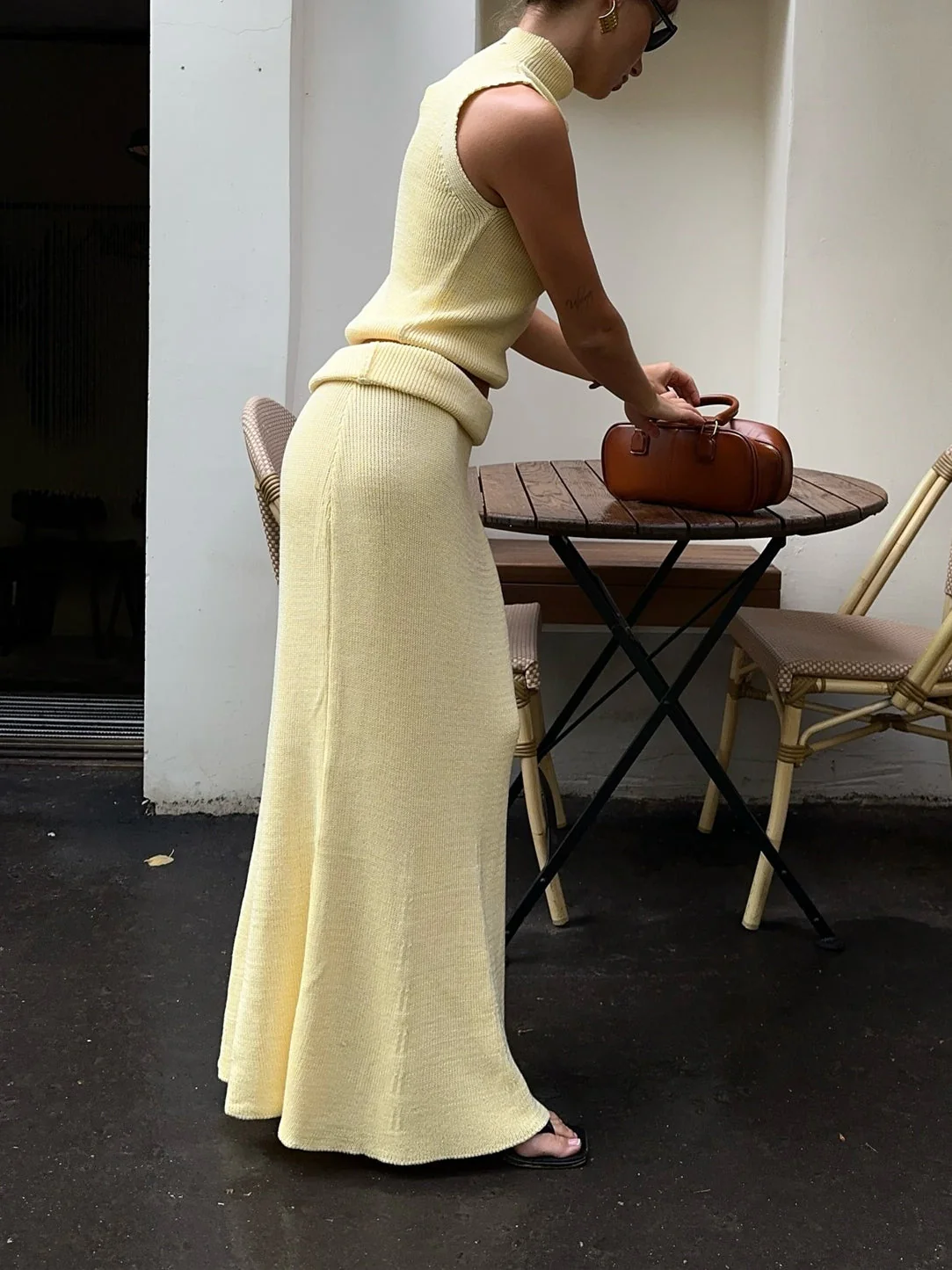 Karina Turtleneck Skirt Set - Image 4
