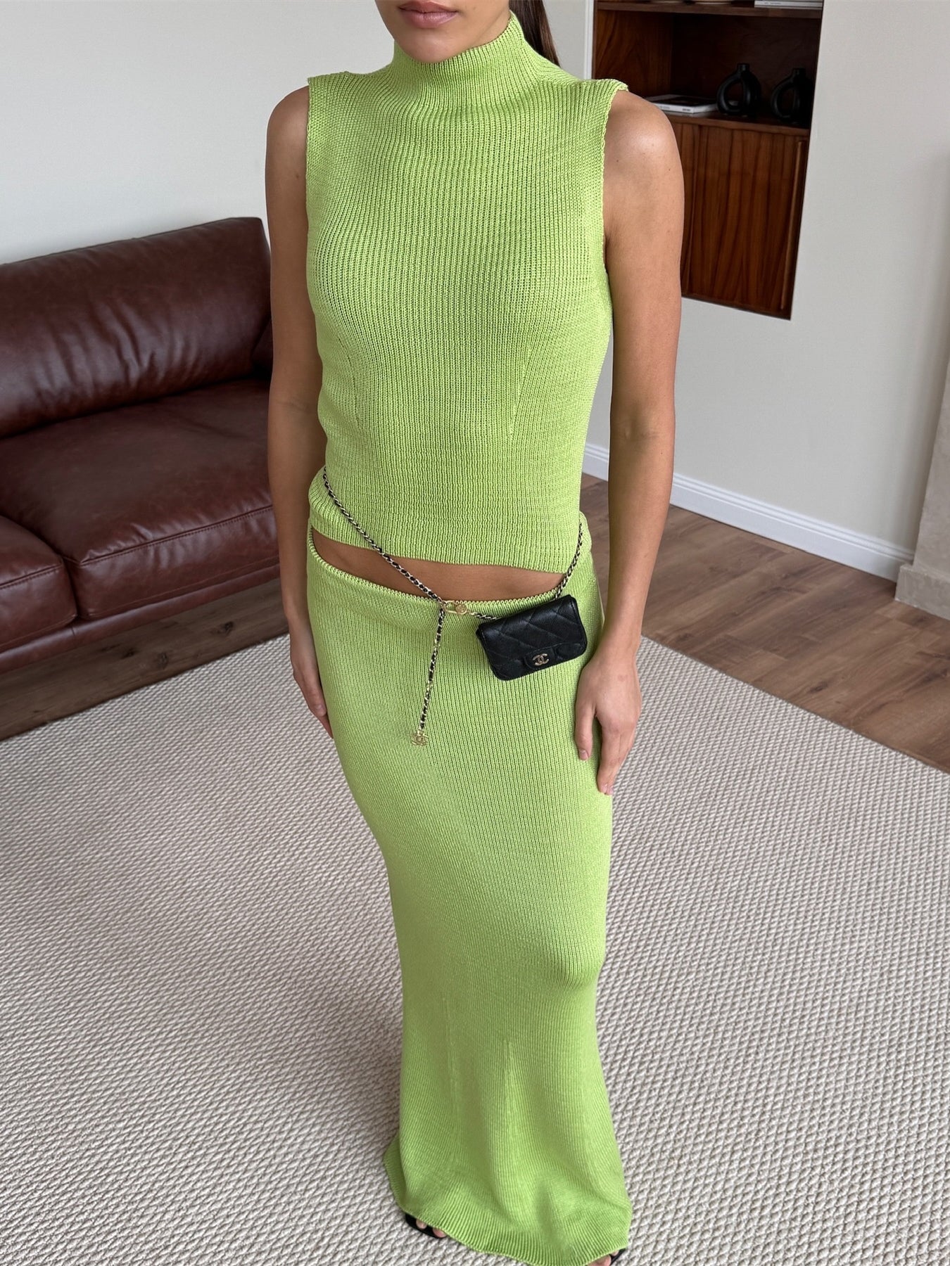 Karina Turtleneck Skirt Set - Image 5