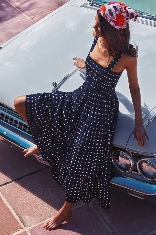 Katie Smocked Maxi Dress - Image 2