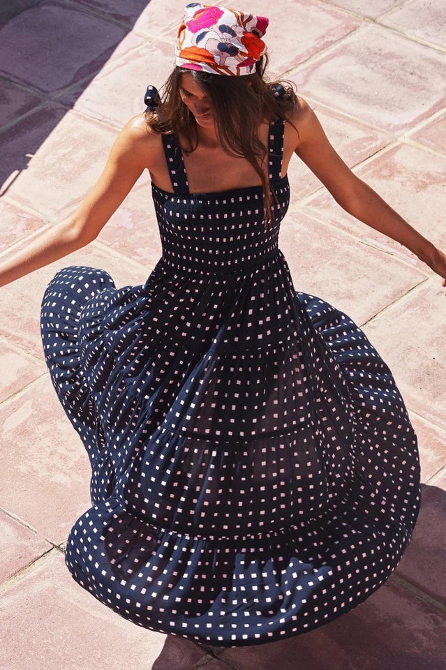 Katie Smocked Maxi Dress - Image 3